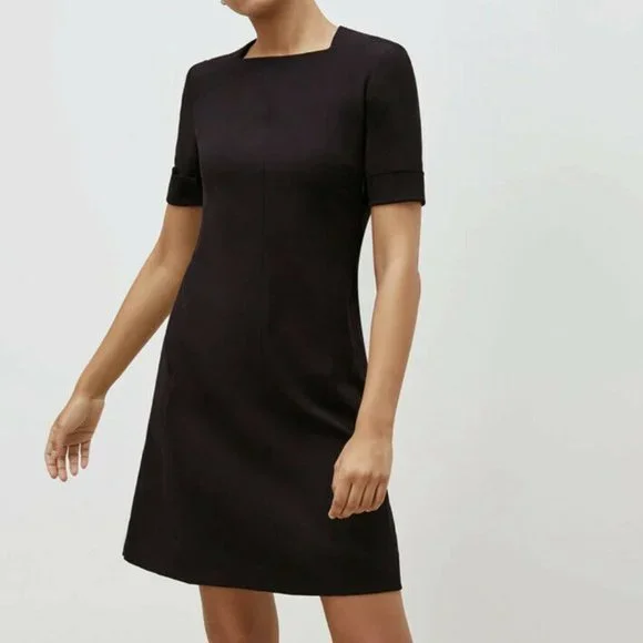 knee length dresses for ladies Ladivine KV1133 Elegant Mini A-line Dress with Dropwaist – Mia Bella Couture